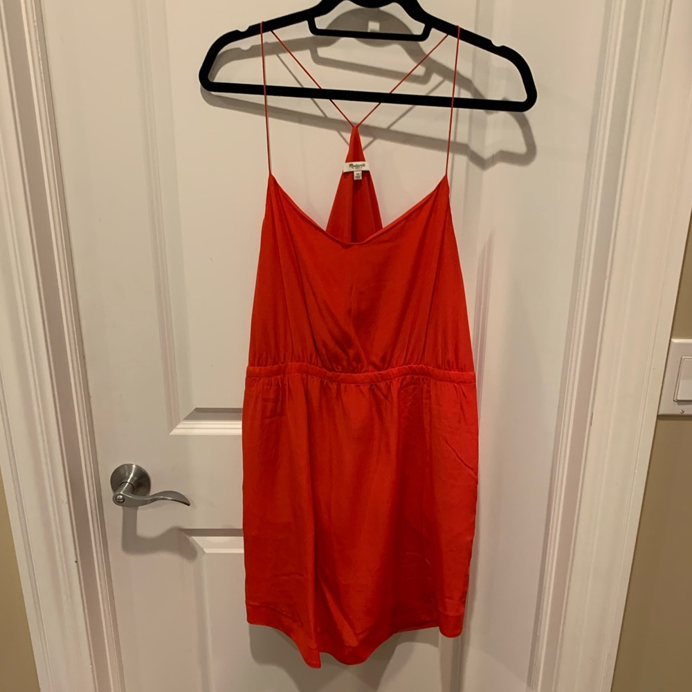 Madewell Red Y-back Dress